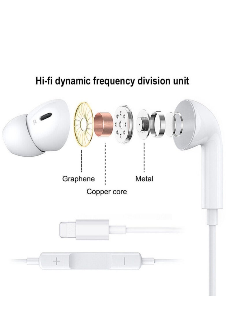 ELTRAZONE - Apple Earbuds iPhone Headphones, Earphones with Lightning Wired Noise Isolating [Apple MFi Certified] Built-in Microphone & Volume Control Compatible with iPhone 12/11/XR/XS/X/7/7 Plus/8/8Plus - Image 1