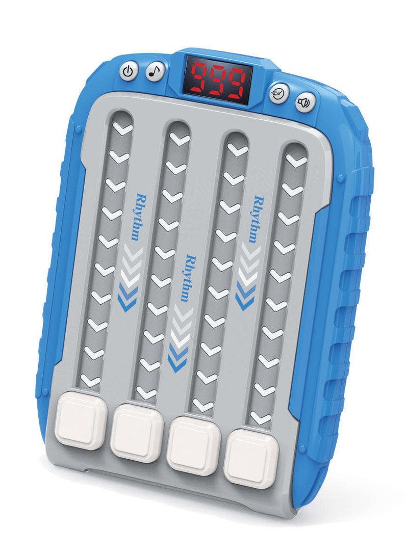 Rhythm Game Machine, Handheld Games Pop it Game Rhythm Quick Push Machine Rhythm Button Game with 6 Levels with Music & Light, Kids Rhythm Game Stress Relief Toys for Kids - Image 4