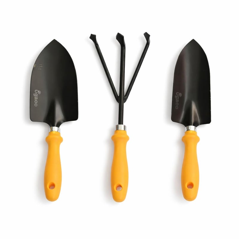 UGAOO Durable Gardening Hand Tool Kit for Gardening- 3 Pcs (Cultivator, Trowel, Transplanter) - Image 5