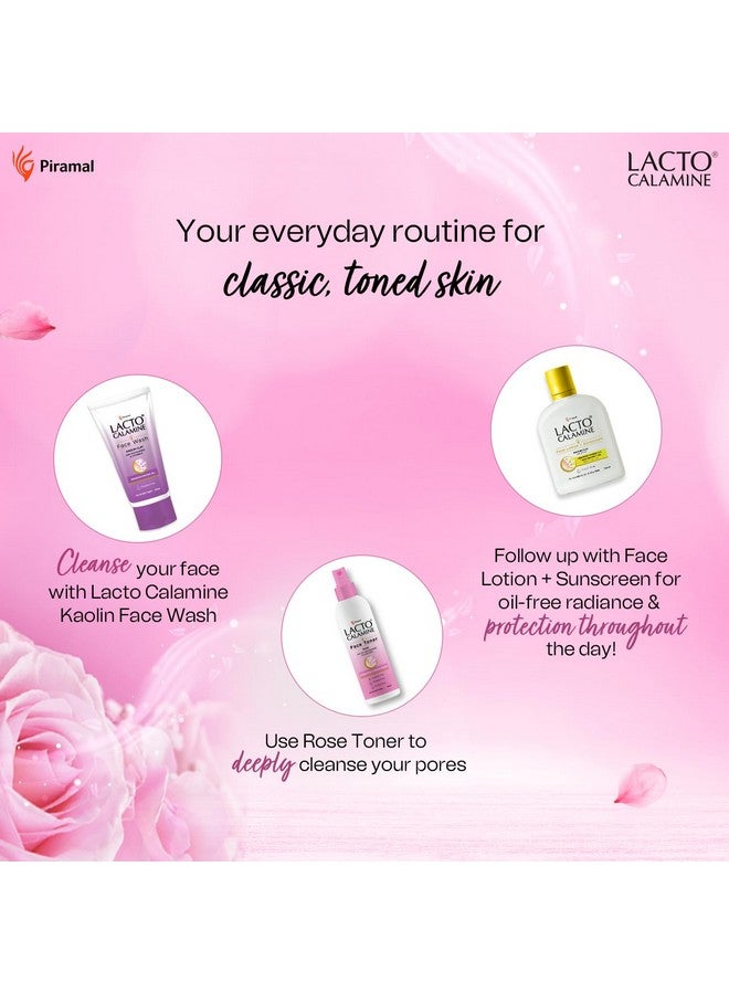 لاكتو كلامين تونر ماء الورد من لاكتو كالامين لبشرة متوهجة | 120 مل لكل عبوة - عبوتان | تونر الوجه جولاب جال | ماء الورد - الصبار و2% نياسيناميد | ينظف البشرة ويرطبها | خالٍ من الكبريتات والكحول والبارابين - Image 5