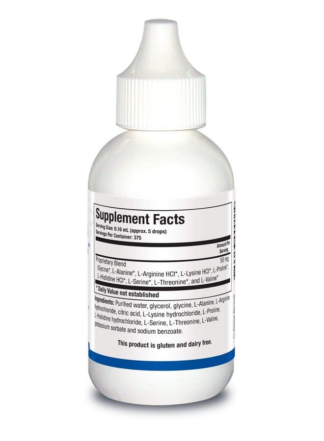 Biotics Research Biotics Research Amino Acid Quick Sorb Liquid Formula, Highly Absorbed, Glycine, L Alanine, L Arginine HCl, L Lysine HCl, L Proline, L Histidine HCl, L Serine, L Threonine, L Valine, 2 Fluid Ounces - Image 2