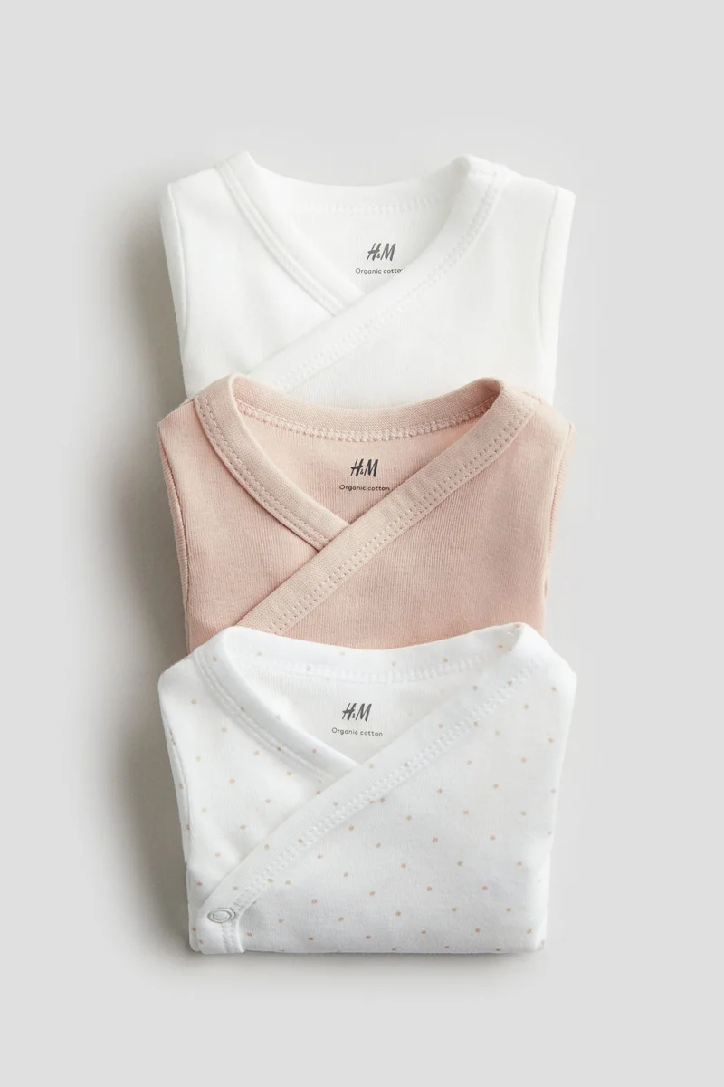 H&M 3-pack long-sleeved bodysuits