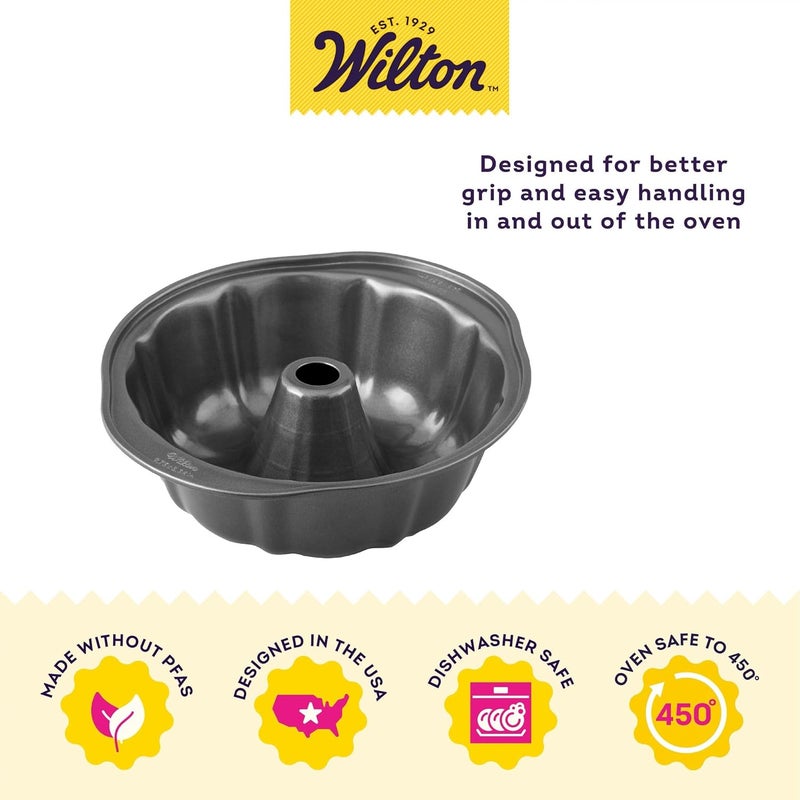 Wilton قالب ويلتون المثالي للنتائج، غير لاصق، 9.5 إنش، مزخرف - Image 2