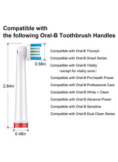 BONITO 4-Piece Oral-B Electric Toothbrush Head, Replacement Brush Heads, Ultra Fine Hair Soft Type for Household Travel, Camping, Bathroom, School (Red+yellow+green+blue)  - Image 4