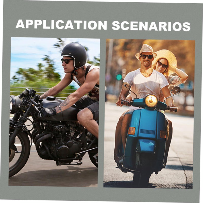 Theft Scooter Alarm System With Remote Keyless Engine Start Long Distance Range Security Siren For Electric Bikes And Scooters Black - Image 3