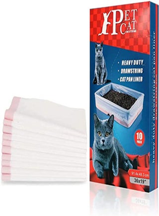 Cat Litter Box Liners, Jumbo Drawstring Extra Durable heavy Duty Litter Box Liners, ExtraThick Kitty Litter Box Bag, Compostable Litter Box Liner 31inX17in 10Pcs - pzsku/ZD3F14484639AFD033A81Z/45/_/1721456541/12d9876c-6868-47cd-bcb5-7f48d0ba05ff