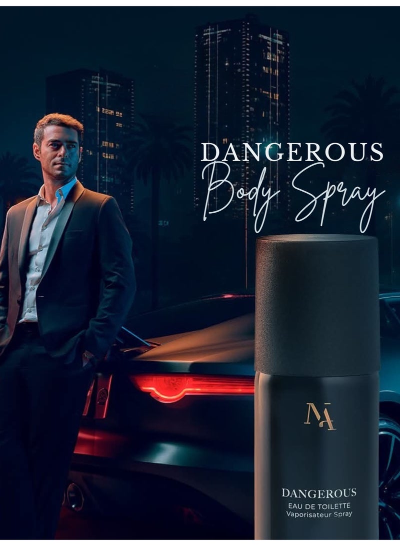 ماء الذهب Dangerous  Body spray  for Unisex 100 ml - Image 5