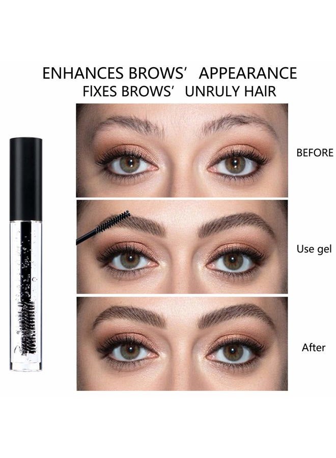 Jutoe Clear Eyebrow Setting Gel,2PCS Brow Fixed Gel,Waterproof Sweat-Proof EyeBrow Gel, Long Lasting, Brows Styling Repair Liquid For Makeup - Image 4