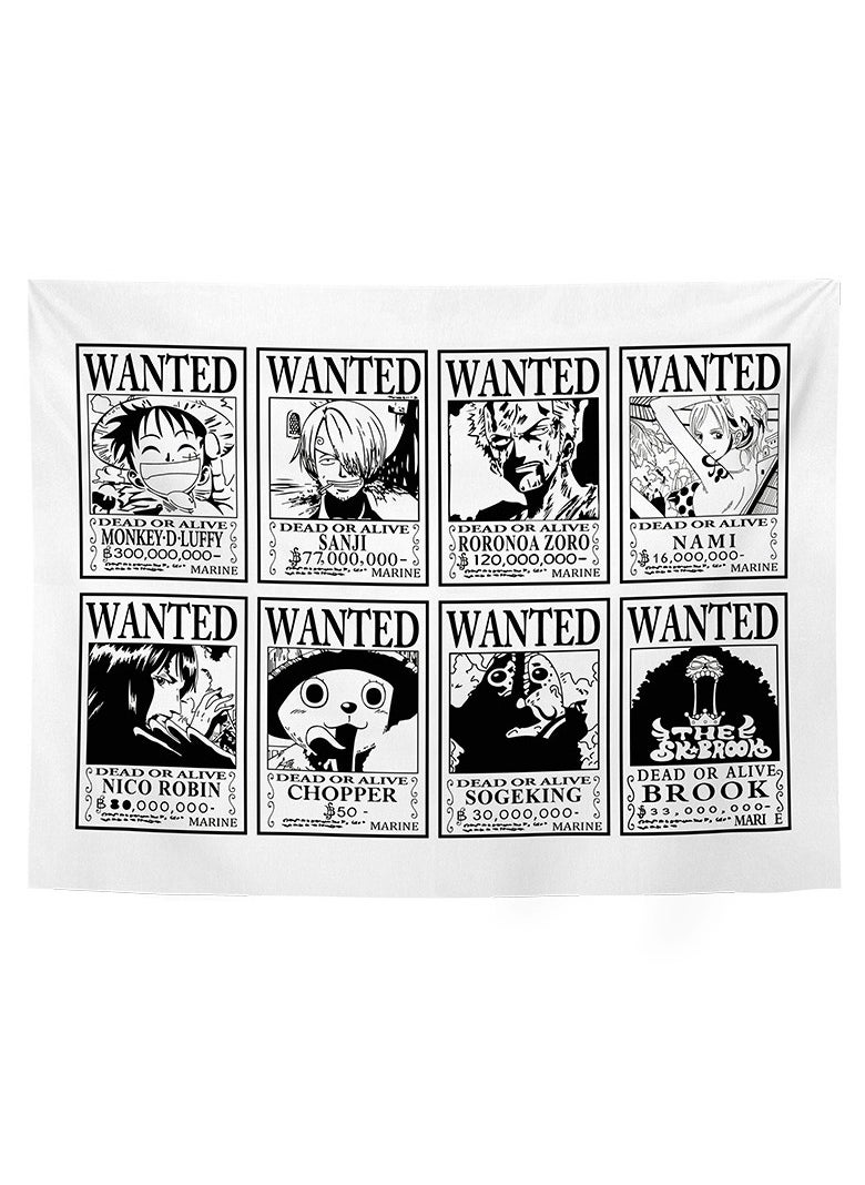 EBMINI One Piece Luffy Anime Background Cloth 