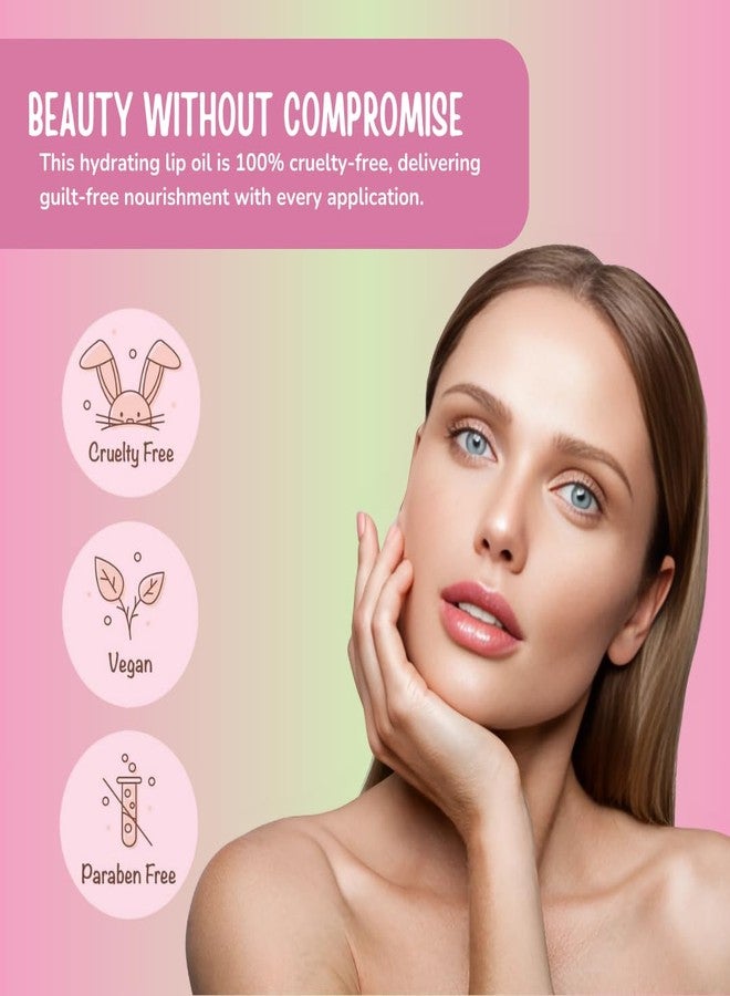 RUDE Cosmetics Tinted Lip Oil for Women, Hydrating Lip Gloss Oil Set, Lightweight & Nourishing, Moisturizing Care with a Glossy Finish, Ideal for On-the-Go Care, Passion Fruit & Grapefruit - Image 2