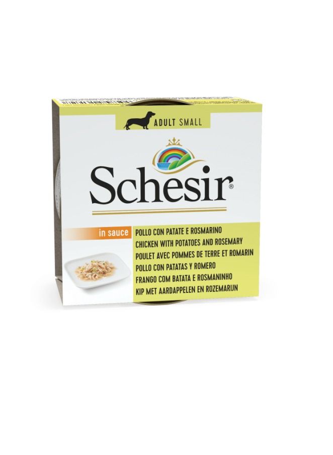 Schesir Chicken With Potatoes And Rosemary Wet Food For Dogs