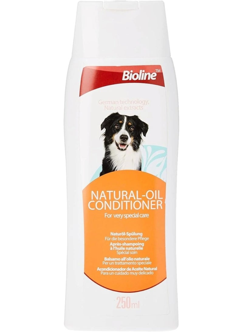 Bioline Natural Oil Dog Conditioner – 250 ml - Image 1