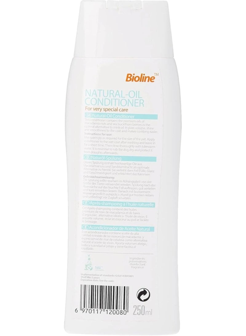 Bioline Natural Oil Dog Conditioner – 250 ml - Image 2