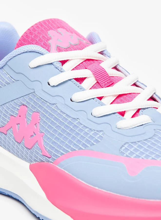 Kappa Women's Logo Print Sport Shoes with Lace-Up Closure