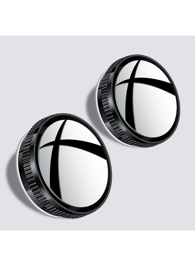 2PCS Car Blind Spot Mirrors, 360° Rotating Rearview Auxiliary Mirrors with Suction Cup for Car Truck SUV - Image 1