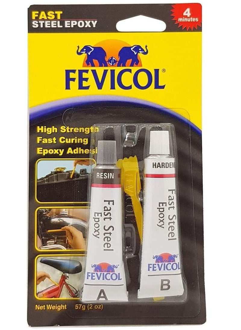 Fevicol Fevicol Fast Steel Epoxy 4Minutes 57g 