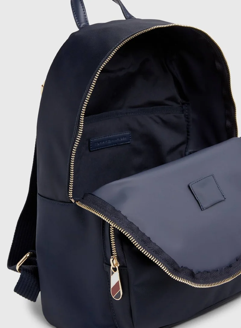 TOMMY HILFIGER Th Emblem Plaque Backpack