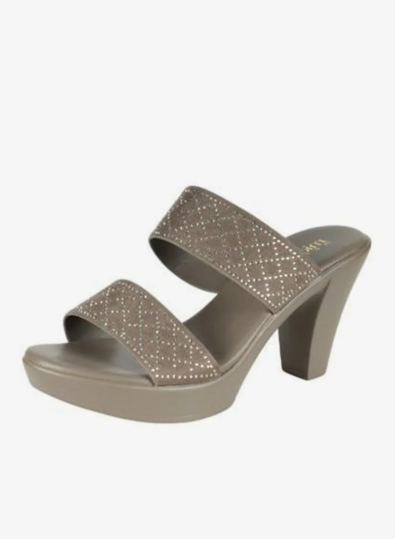 Michelle Morgan 092-2915 Michelle Morgan Ladies High Heel Sandals 913RJ096 Khaki