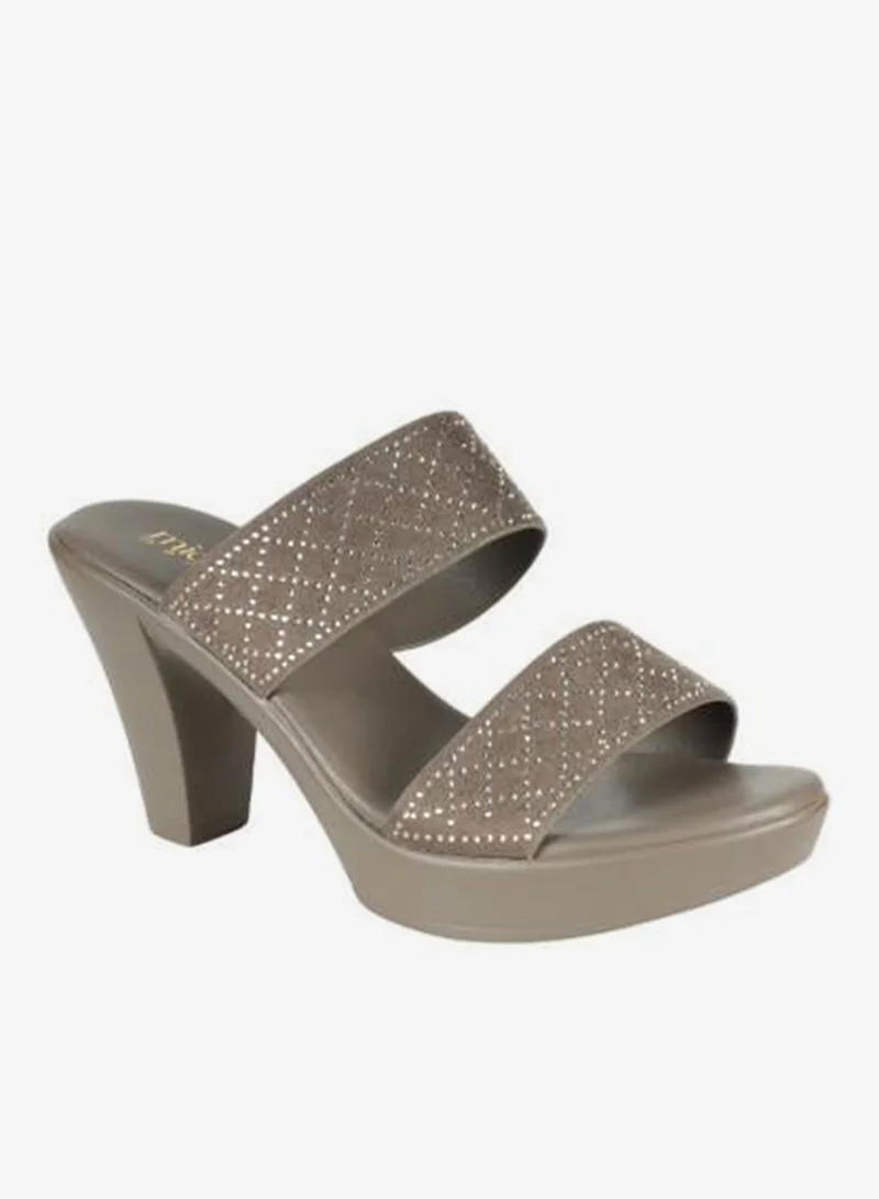 Michelle Morgan 092-2915 Michelle Morgan Ladies High Heel Sandals 913RJ096 Khaki