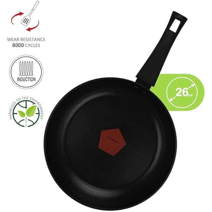 فيسمان مقلاة 26 سم، مقلاة ألومنيوم غير لاصقة، سلسلة مفضلة، طلاء Greblon G2، تقنية ألمانية، متوافقة مع الحث، مقبض من الباكليت، تصميم مطروق - Image 3