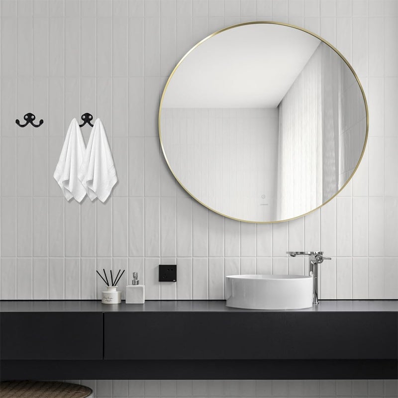6pcs Black Zinc Alloy Double Hooks Wall Mounted Metal Bathroom Towel and Robe Hangers Heavy Duty Coat Hooks for Door and Wall Storage - Image 4