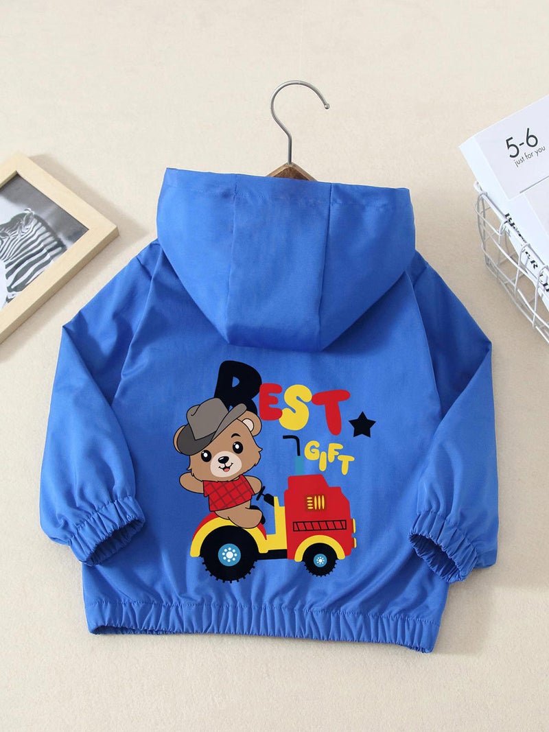 Boys' Spring Coat Children'S Coat Boys' Spring Jacket Clothes Boys' Baby Hooded Top Trendy - Image 4
