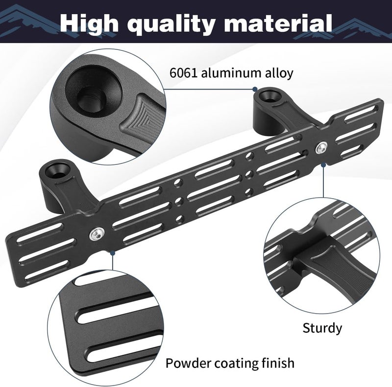 MSIZOY Multifunctional Front Seat Mount Panel Seat Molle Storage Mounting Panel Compatible with for Ford Bronco 2 Door 4 Door 2021 2022 2023 2024 2025 2026 - Image 5