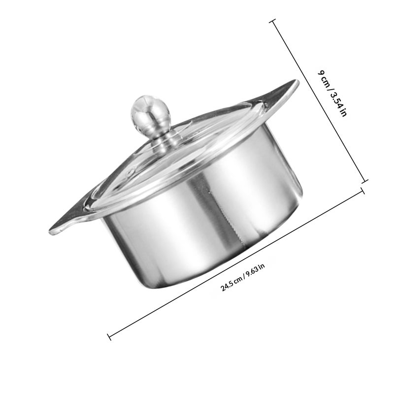 Divided Hot Pot 16cm Kitchen Hot Pot Two-flavor Hot Pot Multi-purpose Pot Stock Pot - Image 2