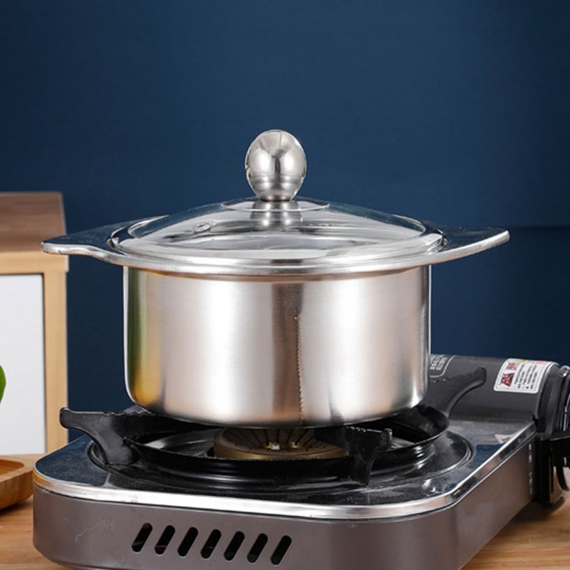 Divided Hot Pot 16cm Kitchen Hot Pot Two-flavor Hot Pot Multi-purpose Pot Stock Pot - Image 5