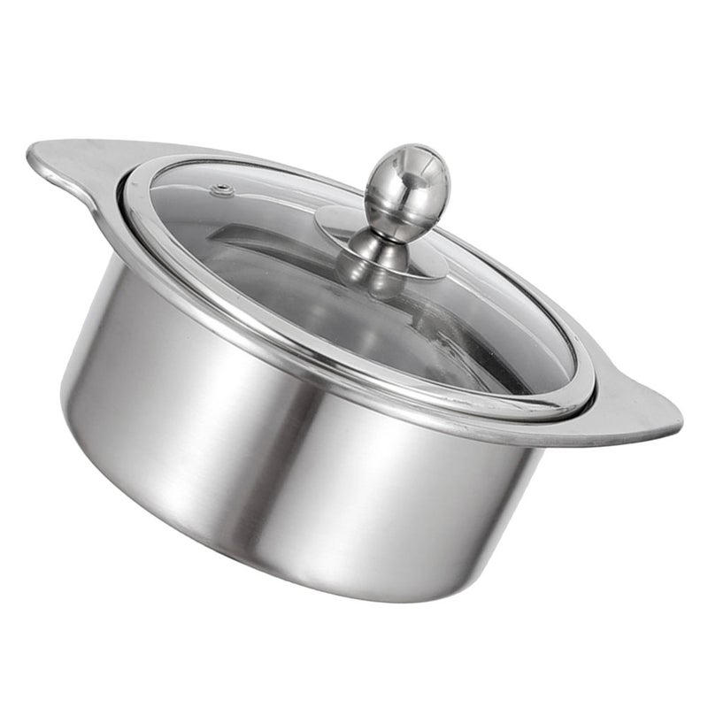 Divided Hot Pot 16cm Kitchen Hot Pot Two-flavor Hot Pot Multi-purpose Pot Stock Pot - Image 4