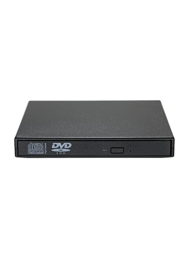 XLT - External CD DVD Drive, CD DVD +/-RW Drive DVD/CD ROM Burner Writer And Optical Drive Compatible with Laptop Desktop PC Windows 11/10/8/7 Linux OS. - Image 1