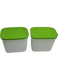 Tupperware Tupperware Plastic Utility Container 1100 ml Pack of 2 (Multicolor)  - Image 2