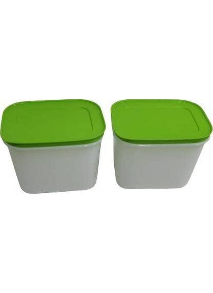 Tupperware Tupperware Plastic Utility Container 1100 ml Pack of 2 (Multicolor)  - Image 2