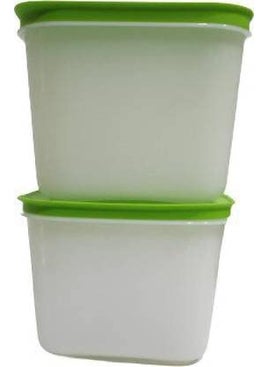 Tupperware Tupperware Plastic Utility Container 1100 ml Pack of 2 (Multicolor)  - Image 4