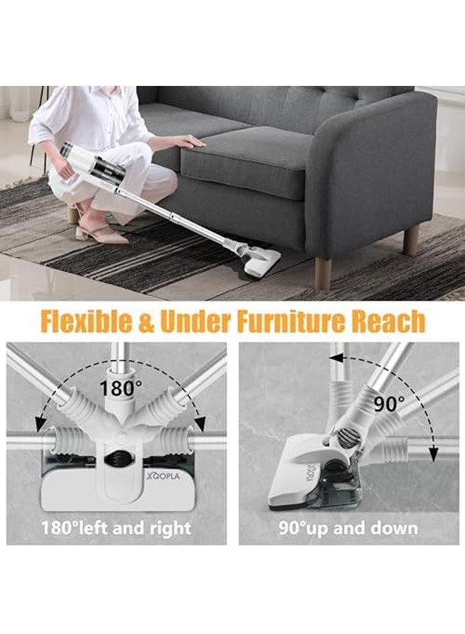 Xoopla 2-in-1 Corded Stick Vacuum and Mop Combo – 800W Power, 24KPa Strong Suction, 5M Cord, Wet & Dry Cleaning, Lightweight Quiet Design - Image 5