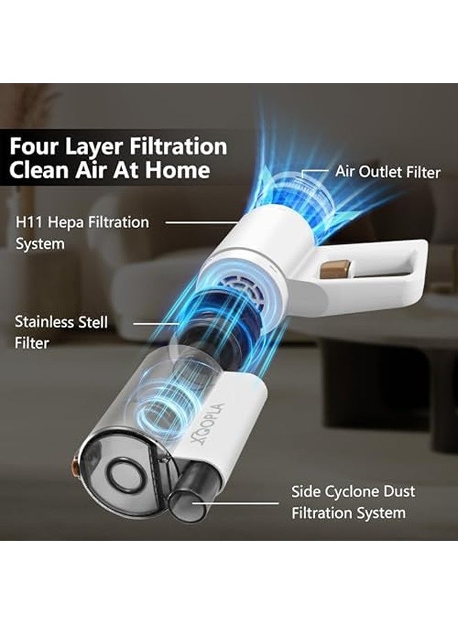 Xoopla 2-in-1 Corded Stick Vacuum and Mop Combo – 800W Power, 24KPa Strong Suction, 5M Cord, Wet & Dry Cleaning, Lightweight Quiet Design - Image 3