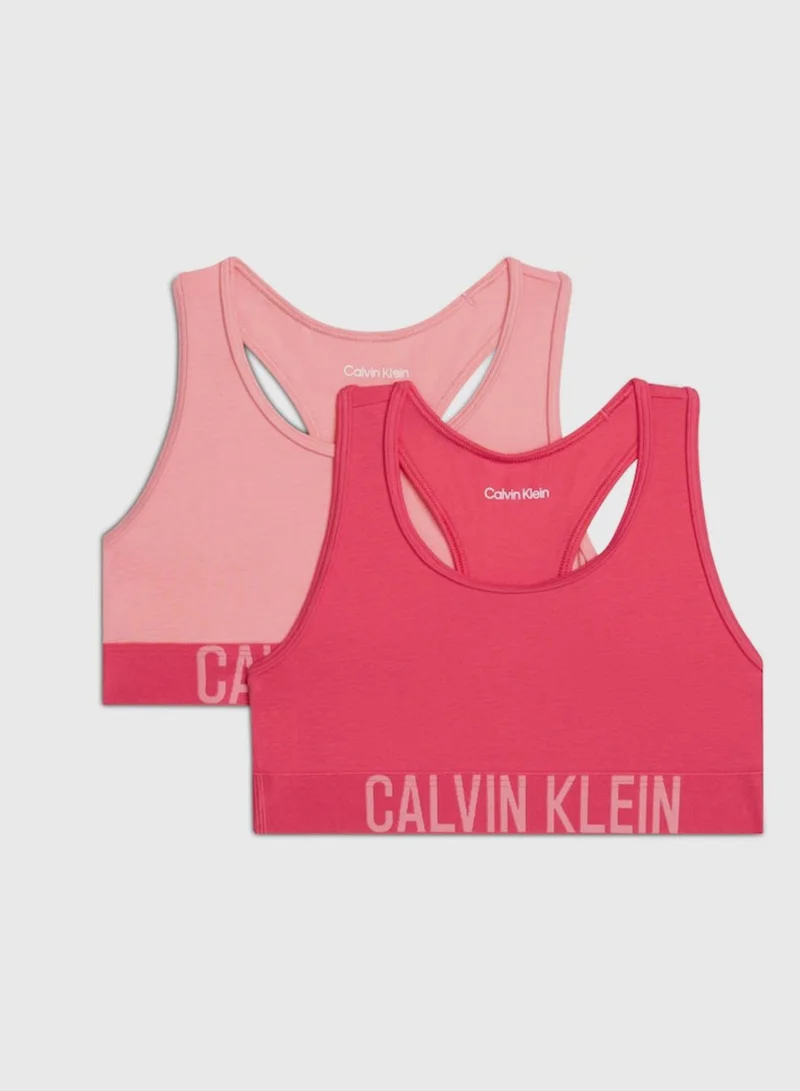CALVIN KLEIN Youth 2 Pack Assorted Bralette