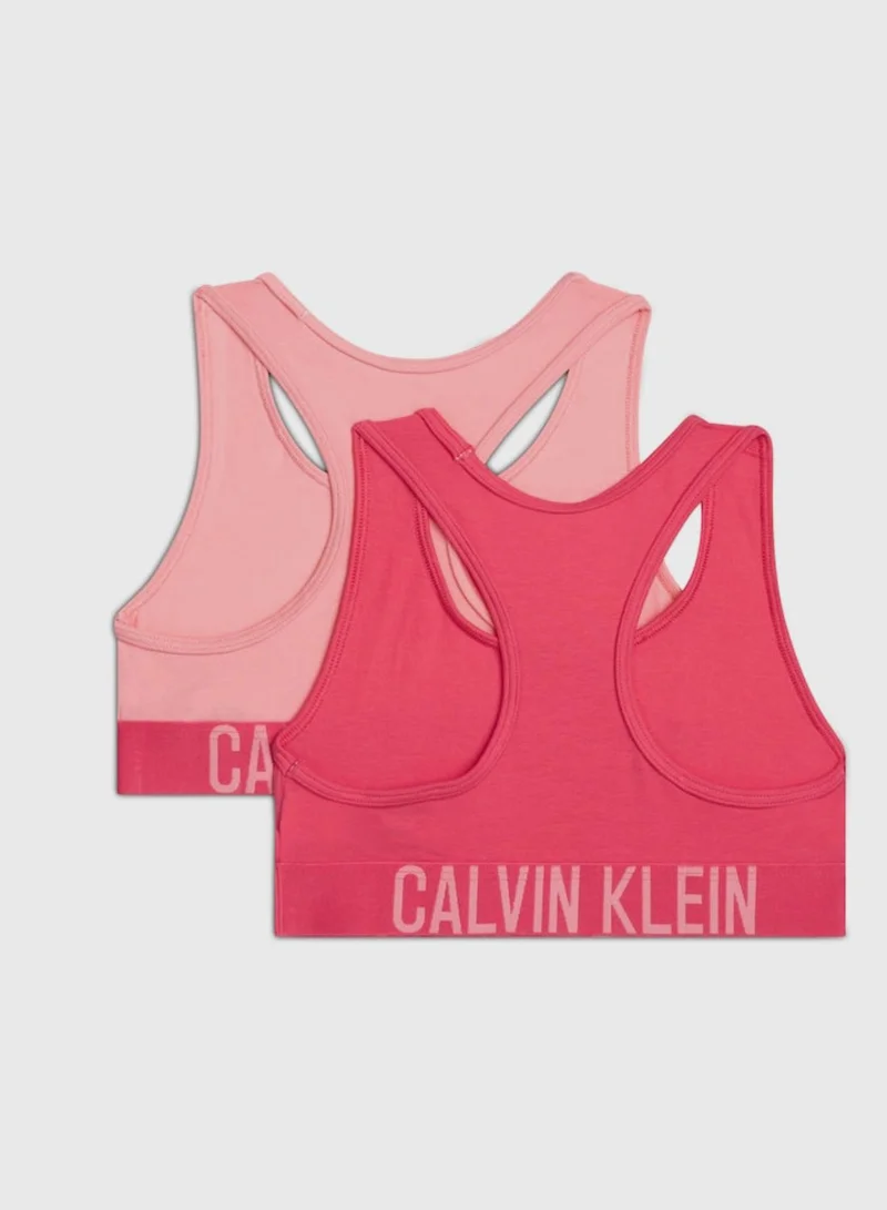 CALVIN KLEIN Youth 2 Pack Assorted Bralette