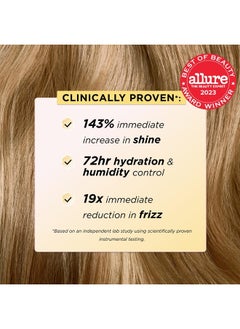 Gisou Honey Infused Hair Oil, Enriched with Mirsalehi Honey for Deep Nourishment, Hydration, Frizz Control, Heat Protection and Hair Shine, Hair Oil for Damaged Hair and Dry Hair (1.7 fl oz)  - Image 2
