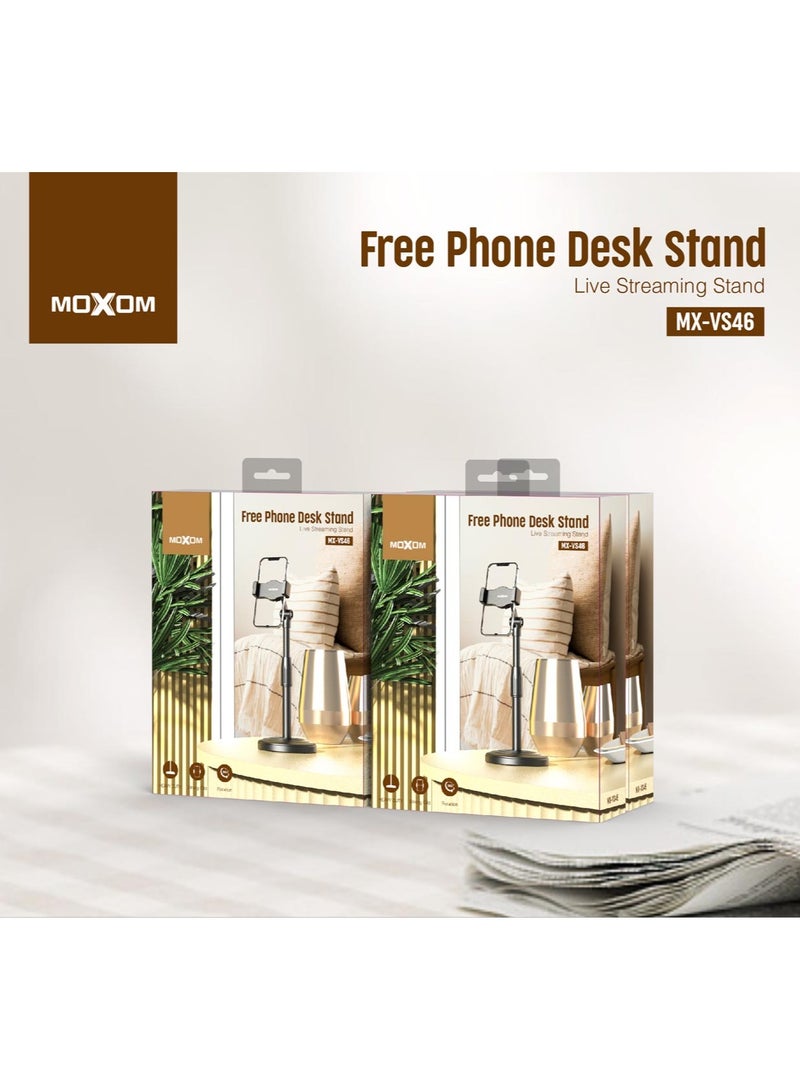 MOXOM MX-VS46 Dodder 360° Moxom MX-VS46 Adjustable Phone and Tablet Holder - Image 4