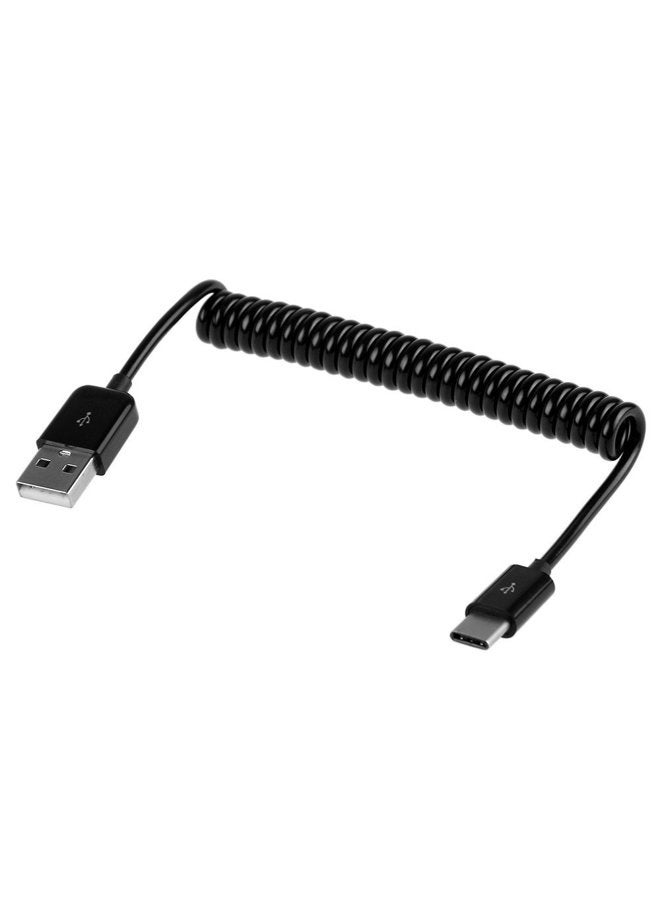 JSER 3ft Spring Spiral USB-C USB 3.1 Type C to USB Data Cable FOr MacBook Newest Design - Image 3