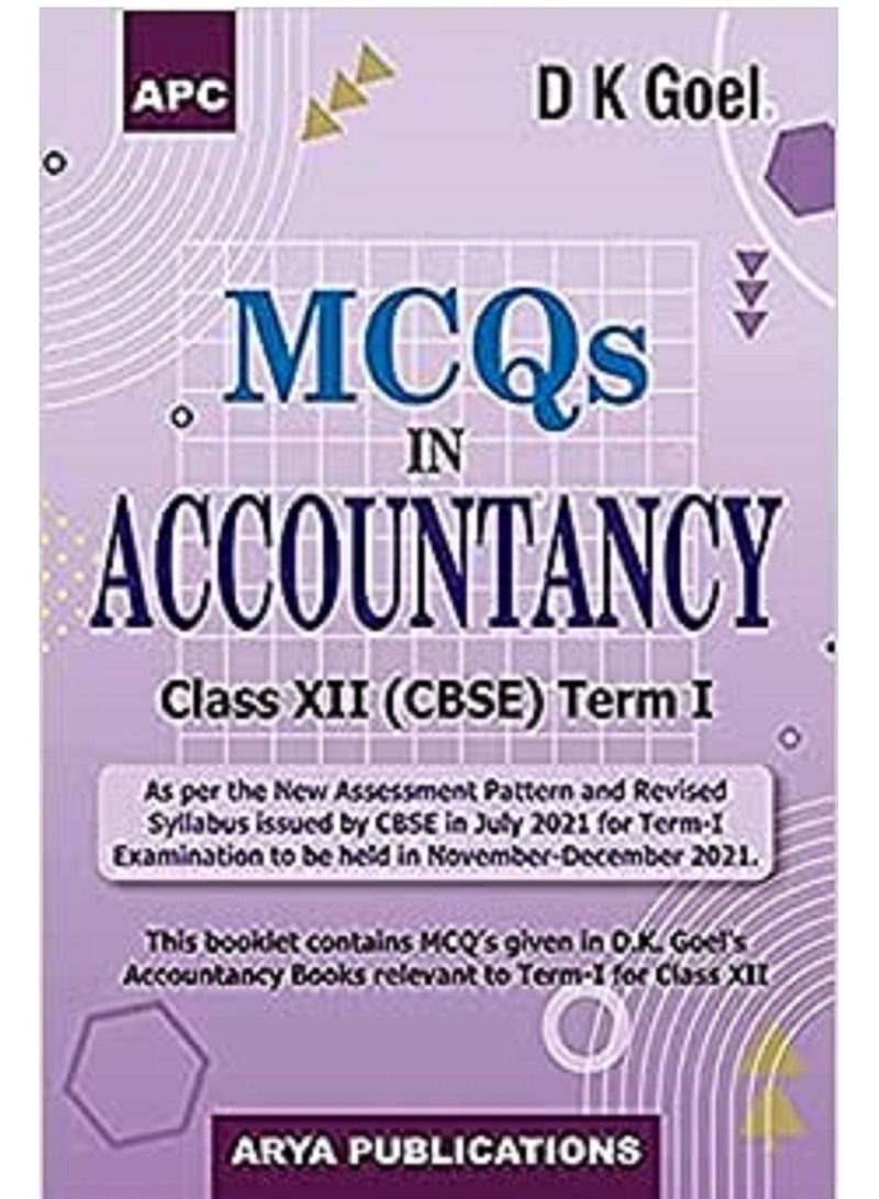 MCQs in Accountancy Book for Class 12 (Term- I)