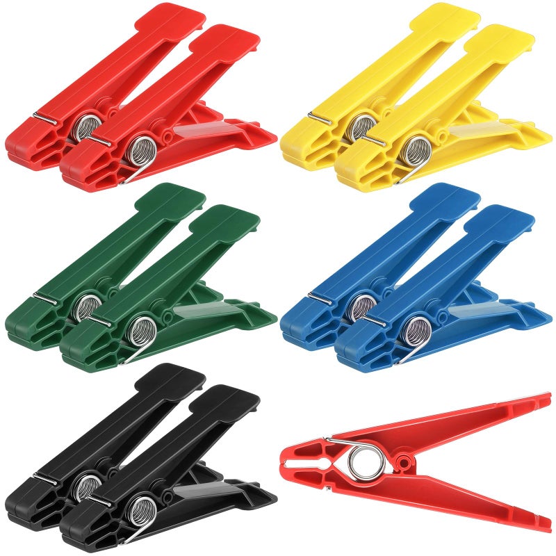 LEIFIDE Graded Pinch Pin Exerciser Finger Thumb Exerciser Finger Strengthener Pinch Clips for Conditioning Grip Strength Trainer Assorted Colors - Image 2
