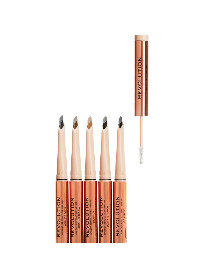 REVOLUTION - Fluffy Brow Filter Duo Ash Brown - Image 1