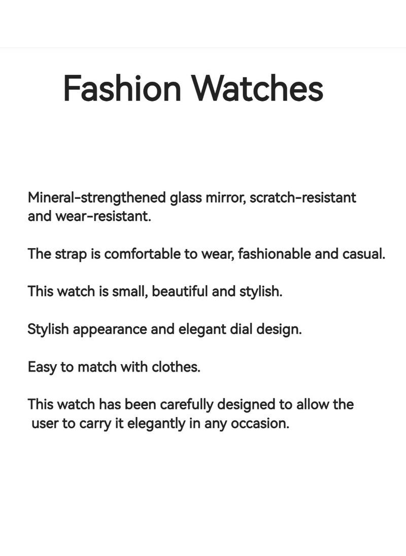 Generic Fashion Diamond Women's Quartz Watch Diamond Student Belt Watch (Barbie Pink)  - Image 2