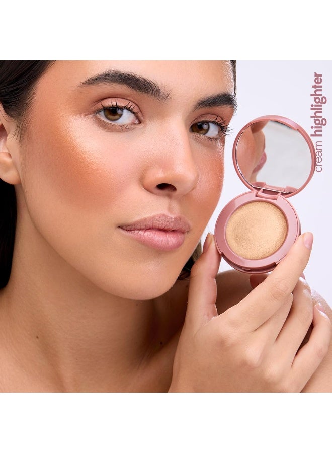 Ruby's Organics Ruby’s Organics Soft Glow Highlighter - Cream Highlighter for Cheeks, Radiant Finish, Face Makeup- Enriched with Antioxidants and Vitamins, Chemical Free, 4.8 g - Bronze - Image 3