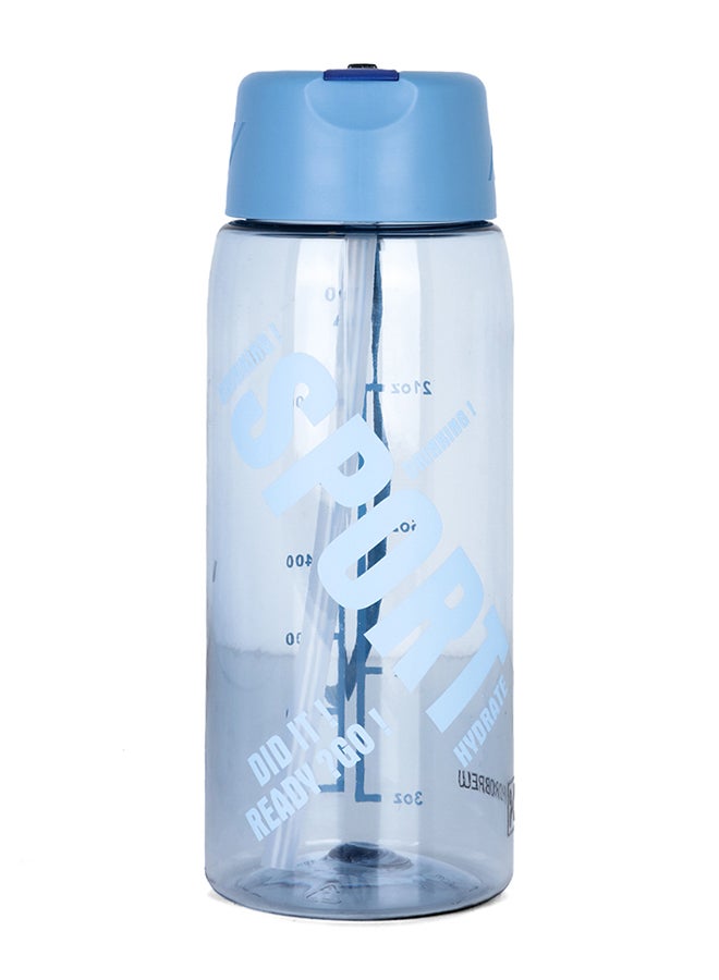 HYDROBREW زجاجة ماء بحبل حمل 800 مل - أزرق - Image 1