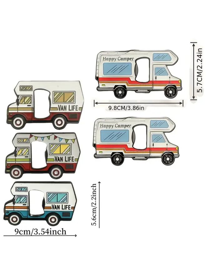 Happy Camper Bottle Opener And Refrigerator Magnet Travel Souvenir Gift - Image 2