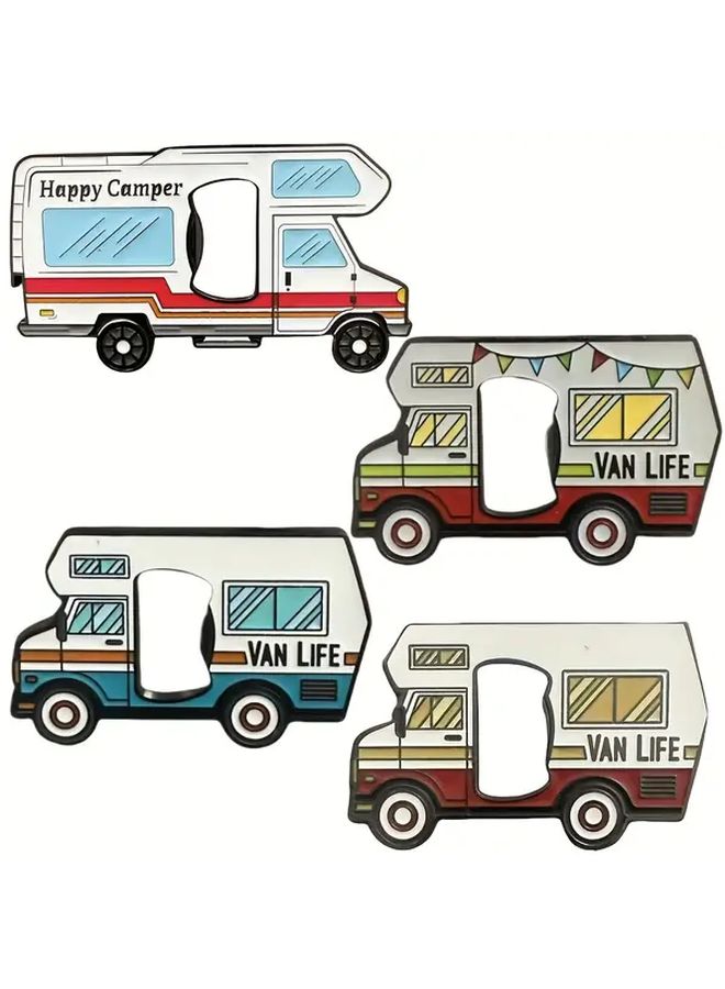 Happy Camper Bottle Opener And Refrigerator Magnet Travel Souvenir Gift - Image 1