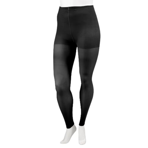 Juzo Women’s Soft 15-20mmhg Medical Compression Support Leggings, Black, 4 (IV) - Image 1